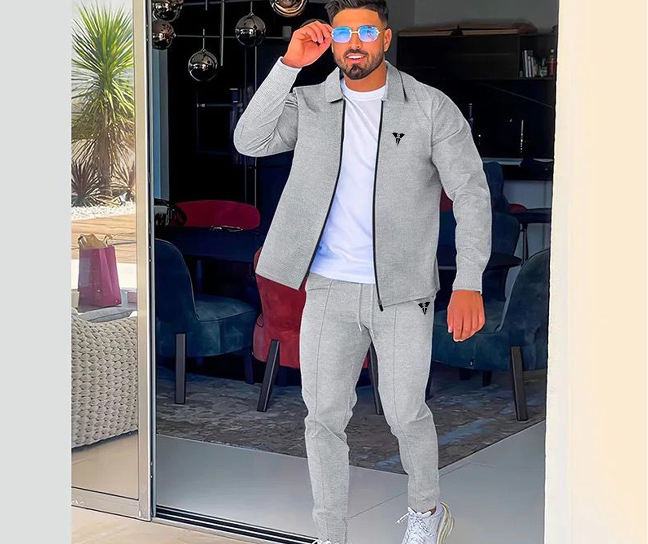 Waffle Tracksuit Set