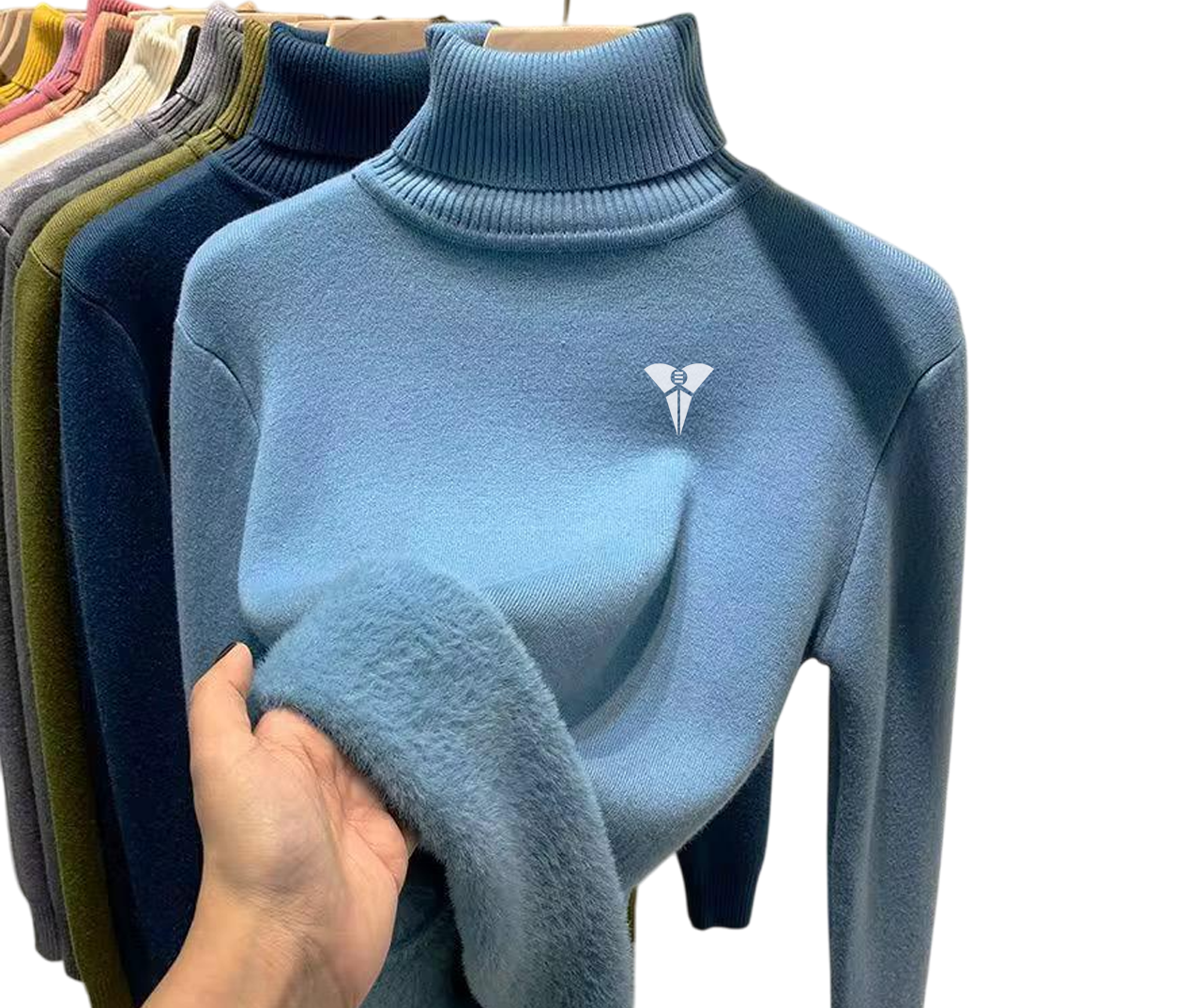 Pull à col roulé