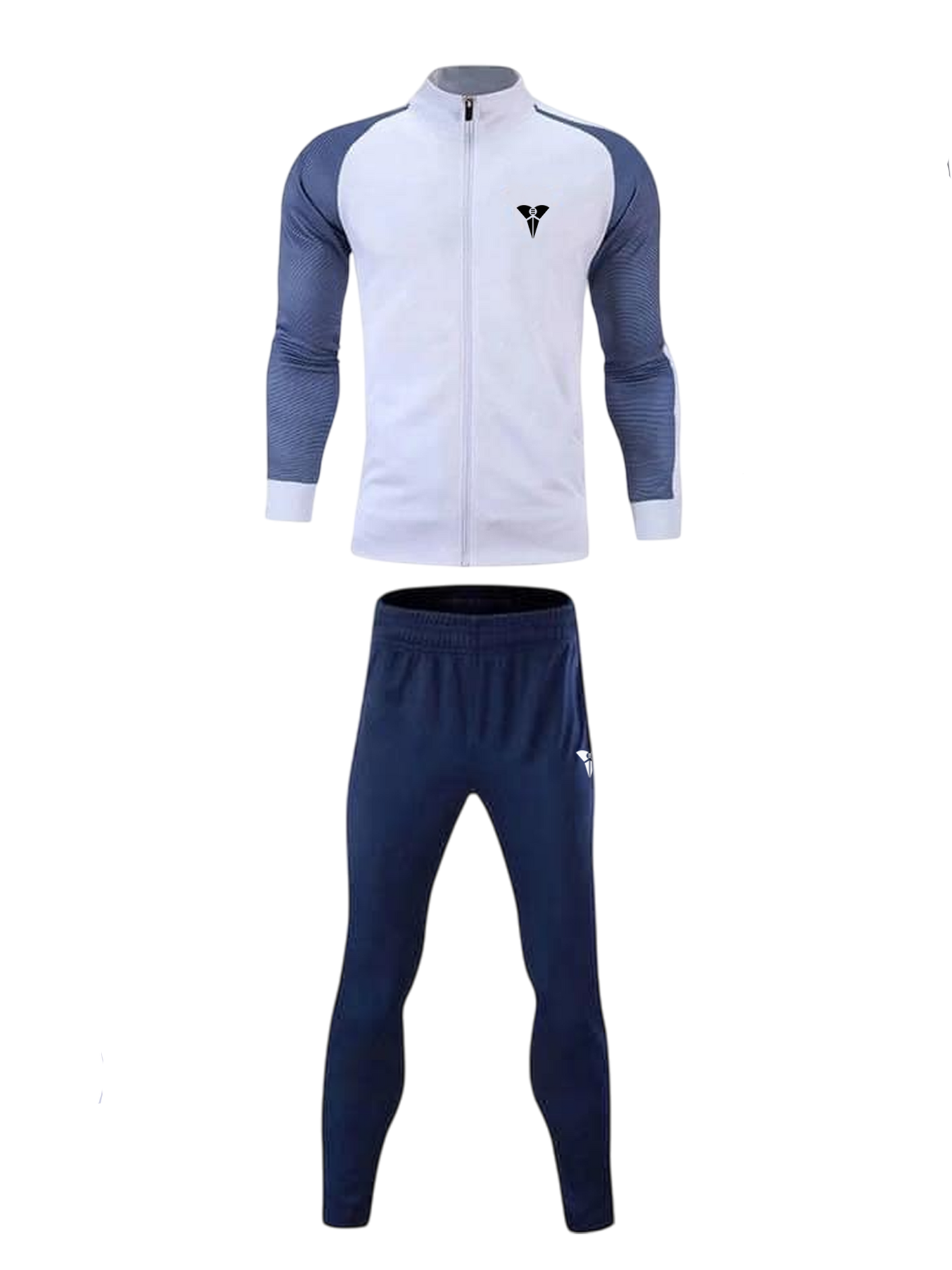 Ensemble de survêtement blanc/bleu