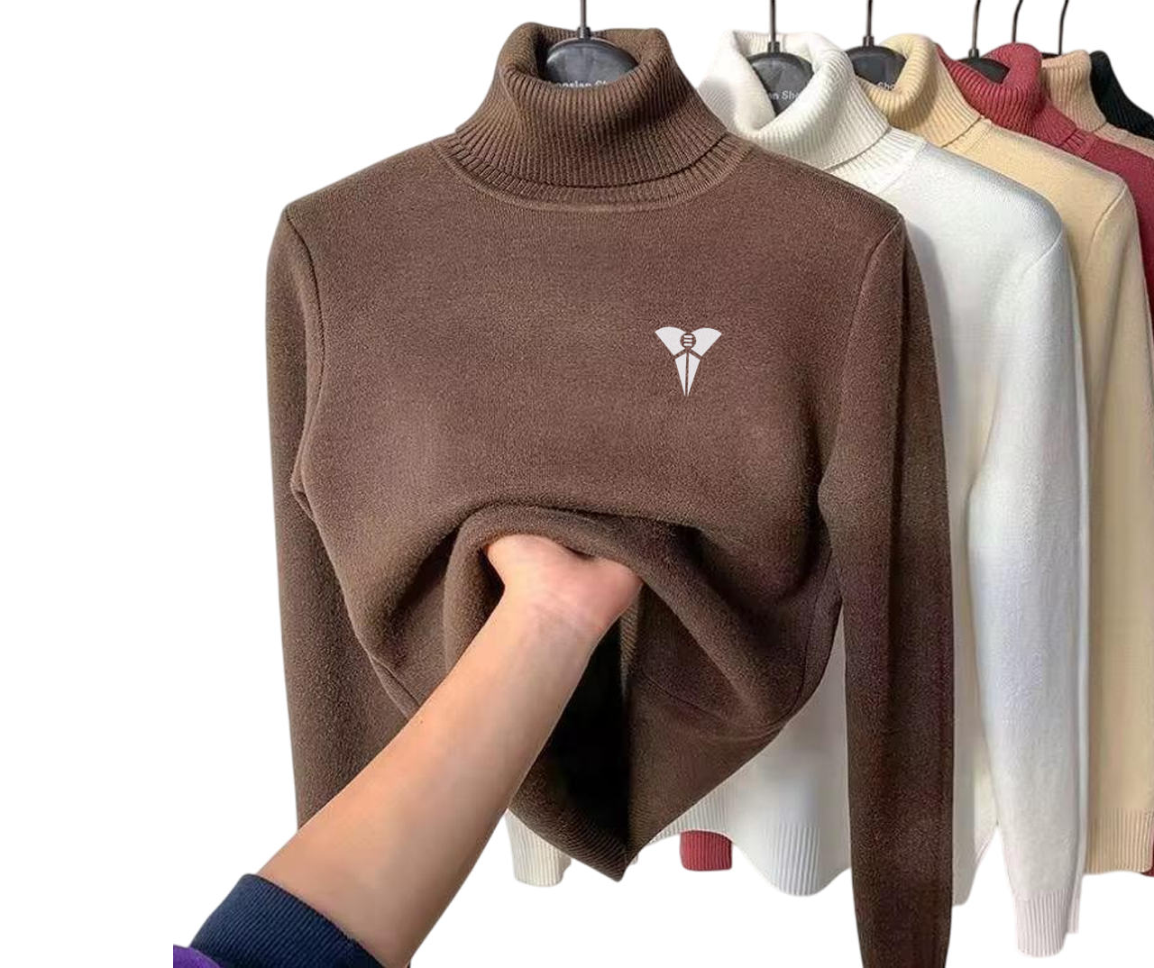 Pull à col roulé