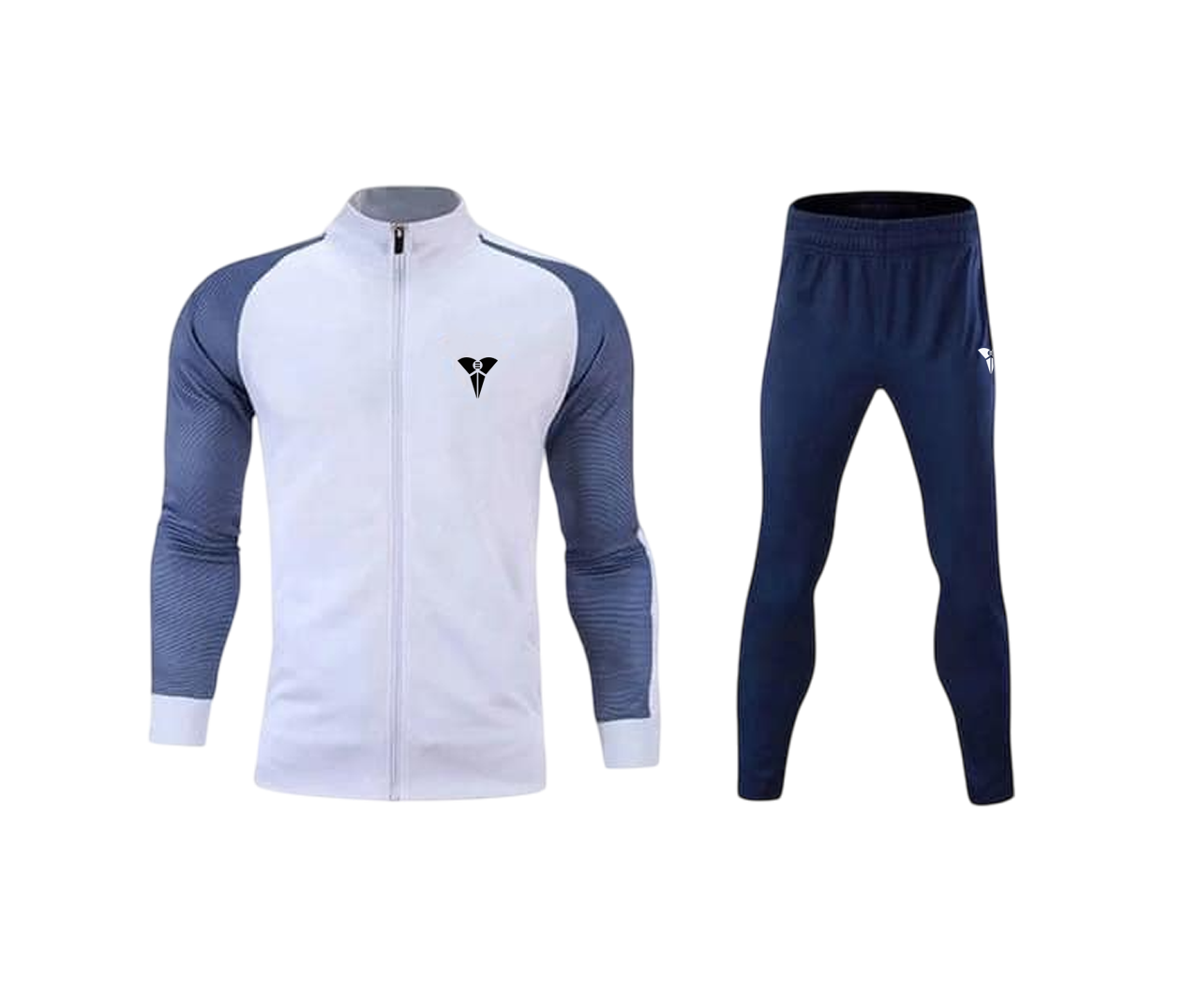 Ensemble de survêtement blanc/bleu